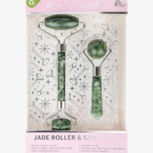 BRUSHWORKS JADE ROLLER & GLOBE SET