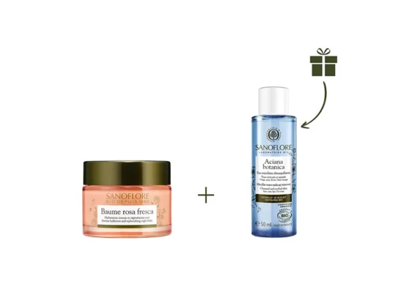 Sanoflore Coffret Duo Hydratation et éclat Baume Rosa Fresca – Image 2