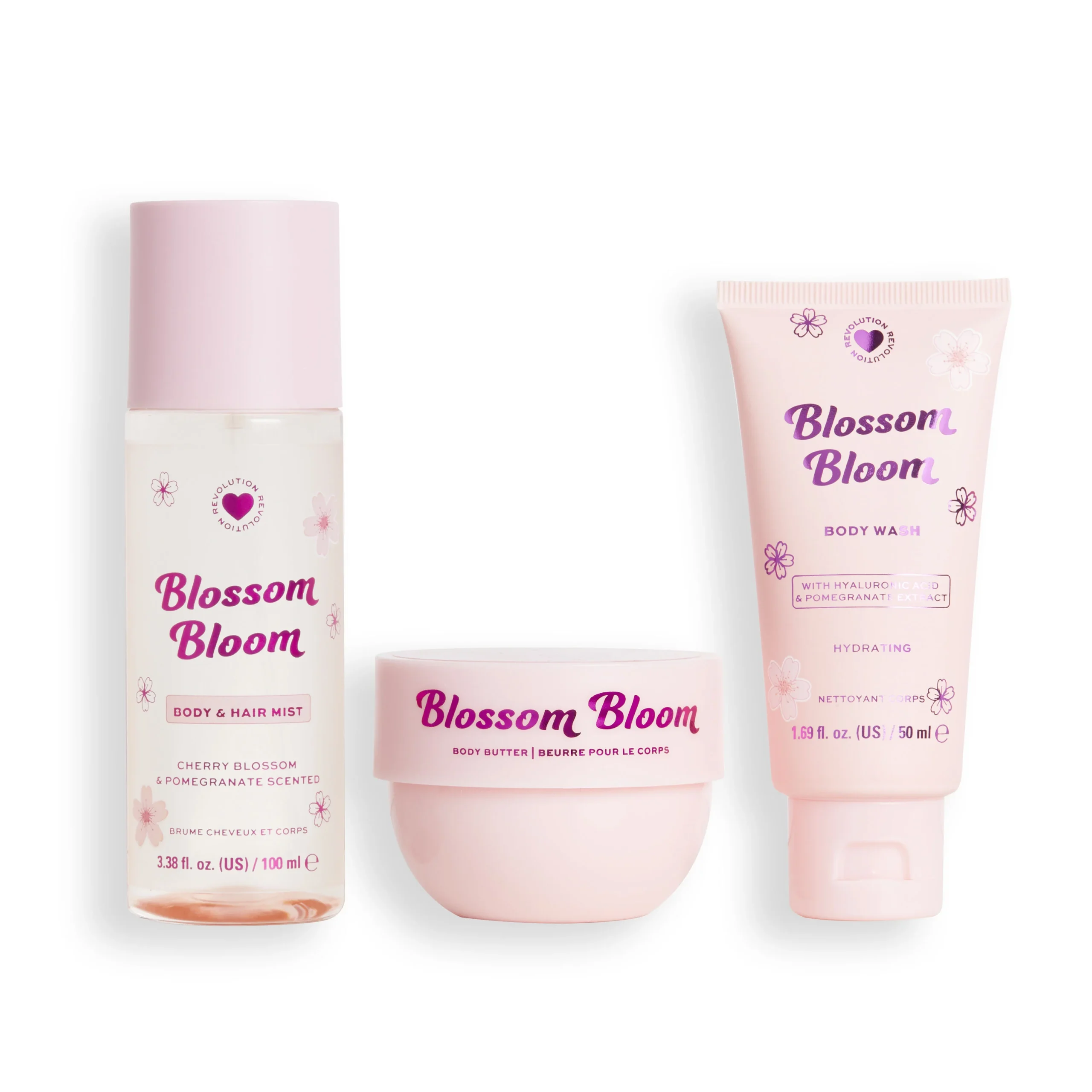 I Heart Revolution Blossom Bloom Bath & Body Gift Set – Image 2