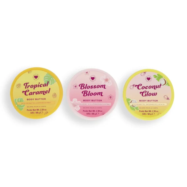I Heart Revolution Tropical Trip Body Cream Trio – Image 3