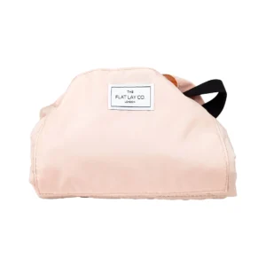 Trousse De Maquillage Rose Blush Flat Lay