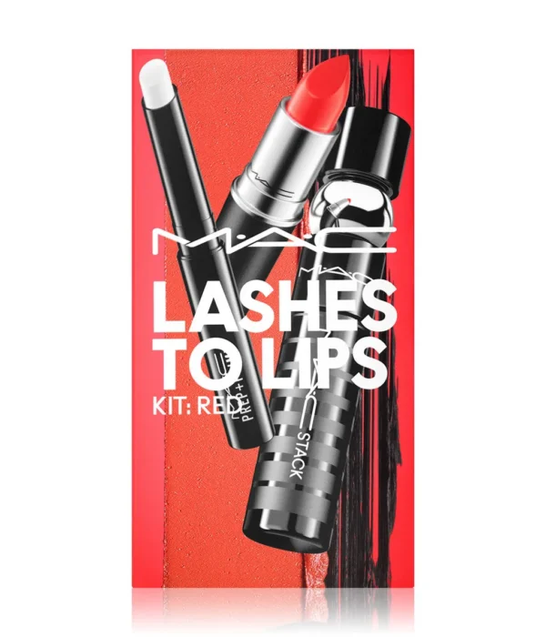 MAC LASHES TO LIPS KIT: RED – Image 2