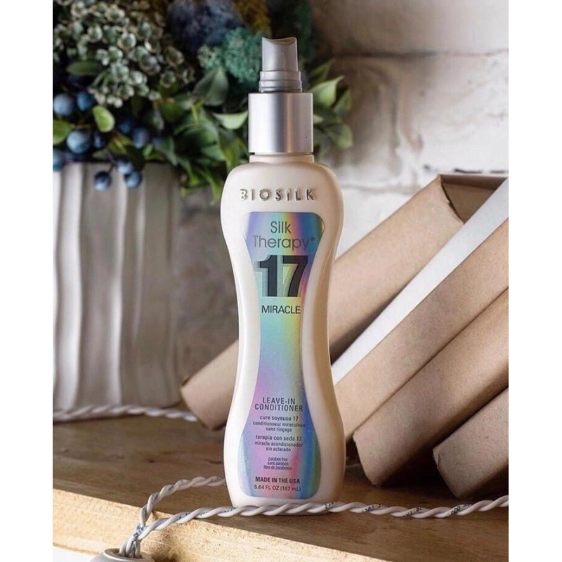 Biosilk Conditionneur sans rinçage 17 Miracle Silk Therapy Biosilk 167ML – Image 2