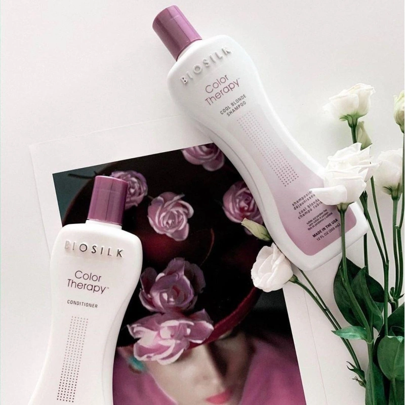 Biosilk Shampooing Cool Blonde Color Therapy Biosilk 207ML – Image 2