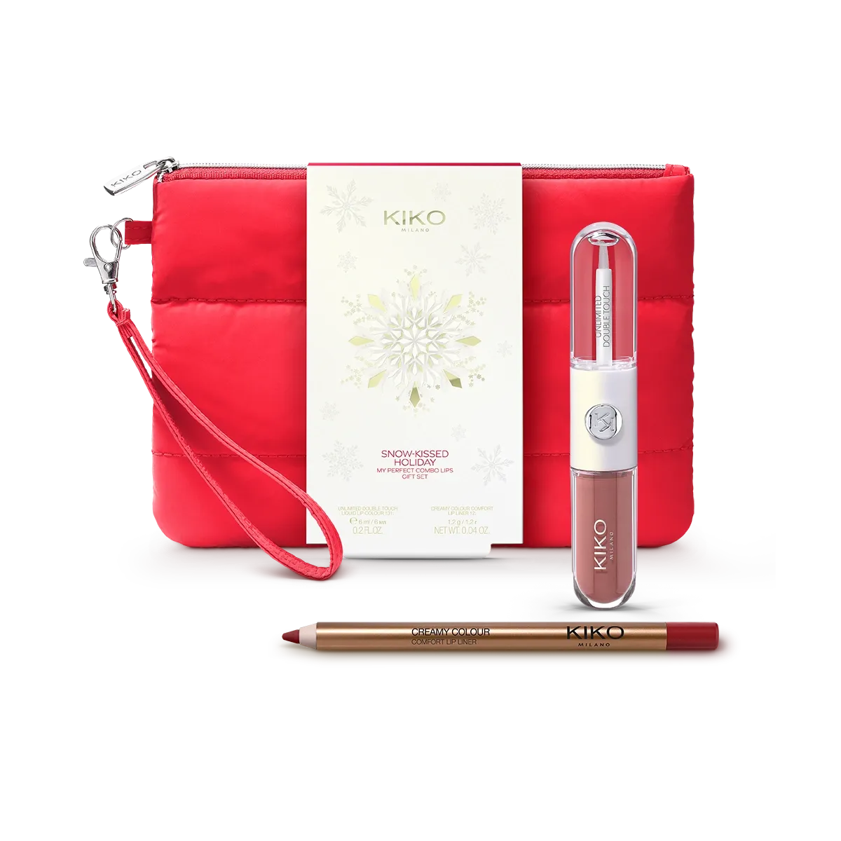 KIKO MILANO Snow-kissed Holiday My Perfect Combo Lips Gift Set