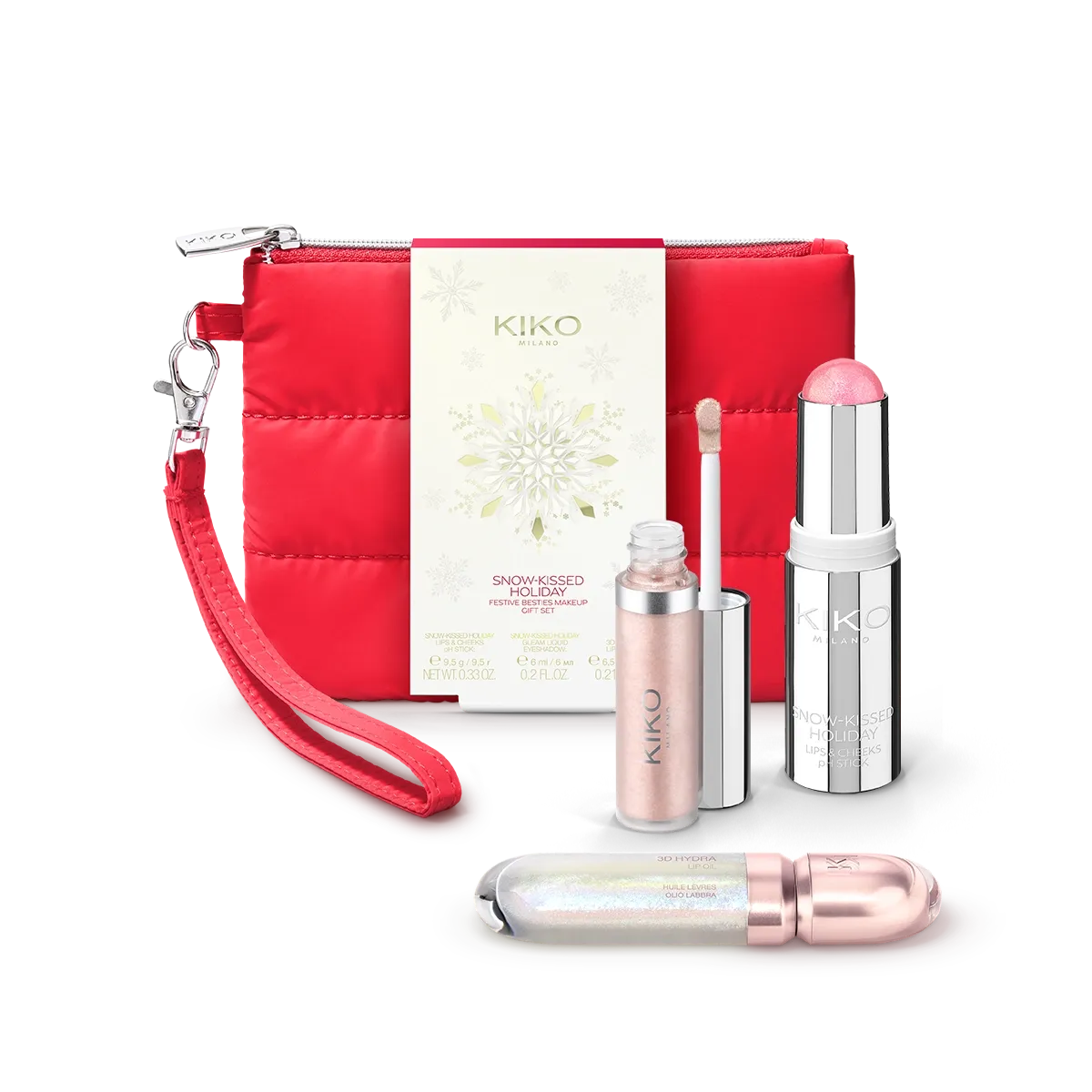 KIKO snow-kissed holiday festive besties make up gift set