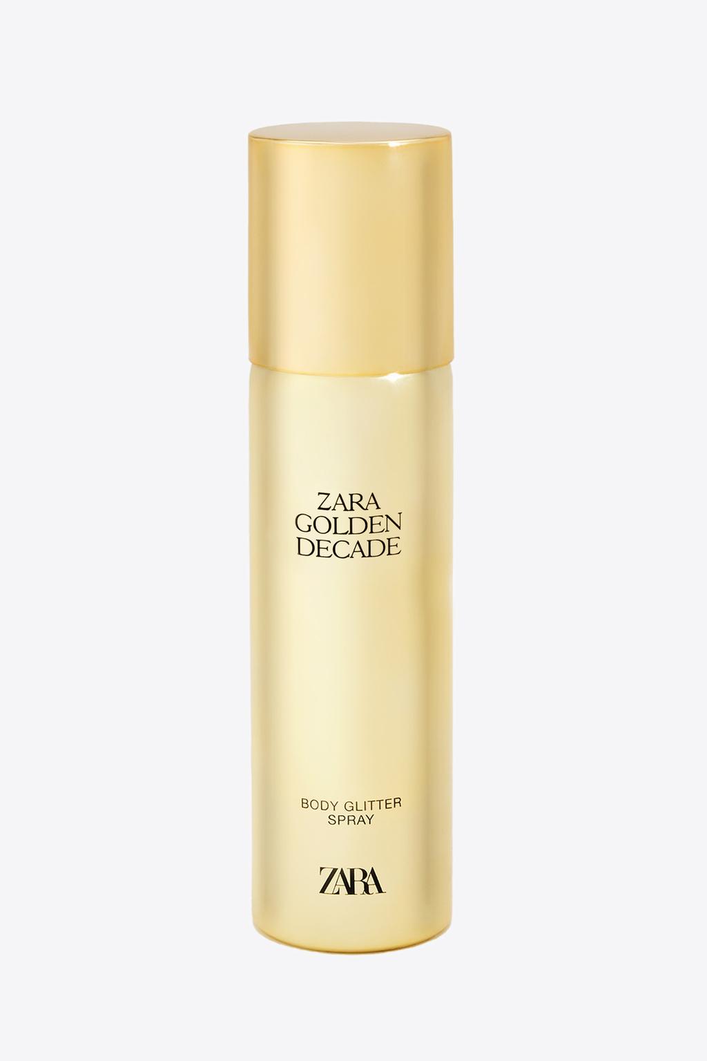 ZARA GOLDEN DECADE BODY GLITTER SPRAY