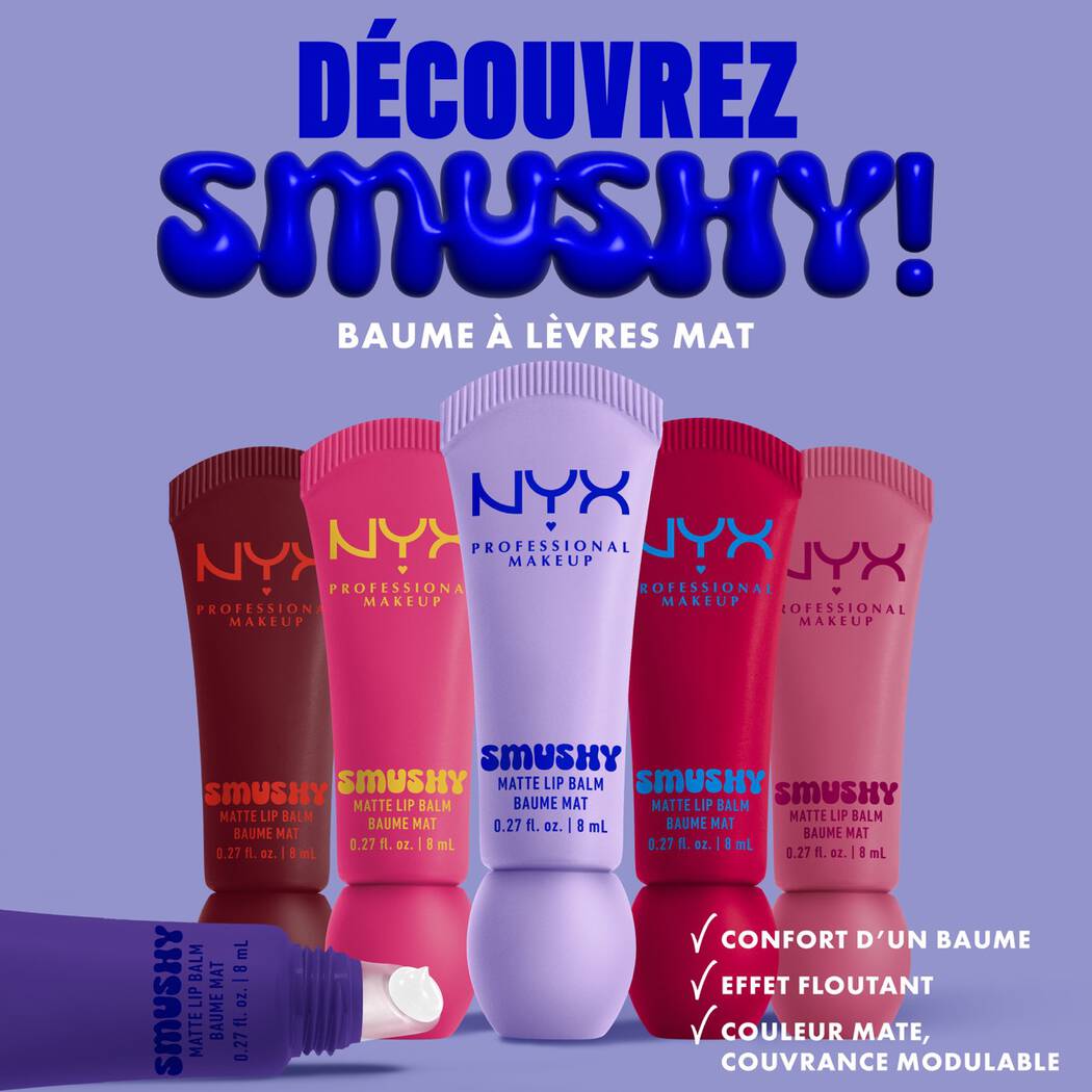NYX Professional Makeup BAUME À LÈVRES MAT SMUSHY – Image 9