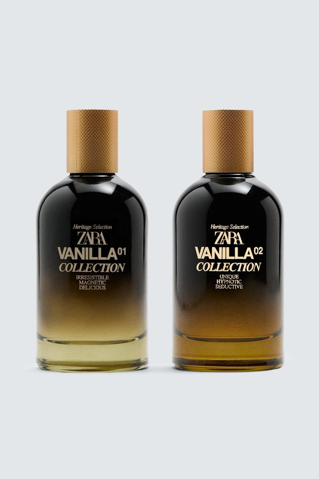 ZARA VANILLA COLLECTION 01+ VANILLA COLLECTION 02 EDP