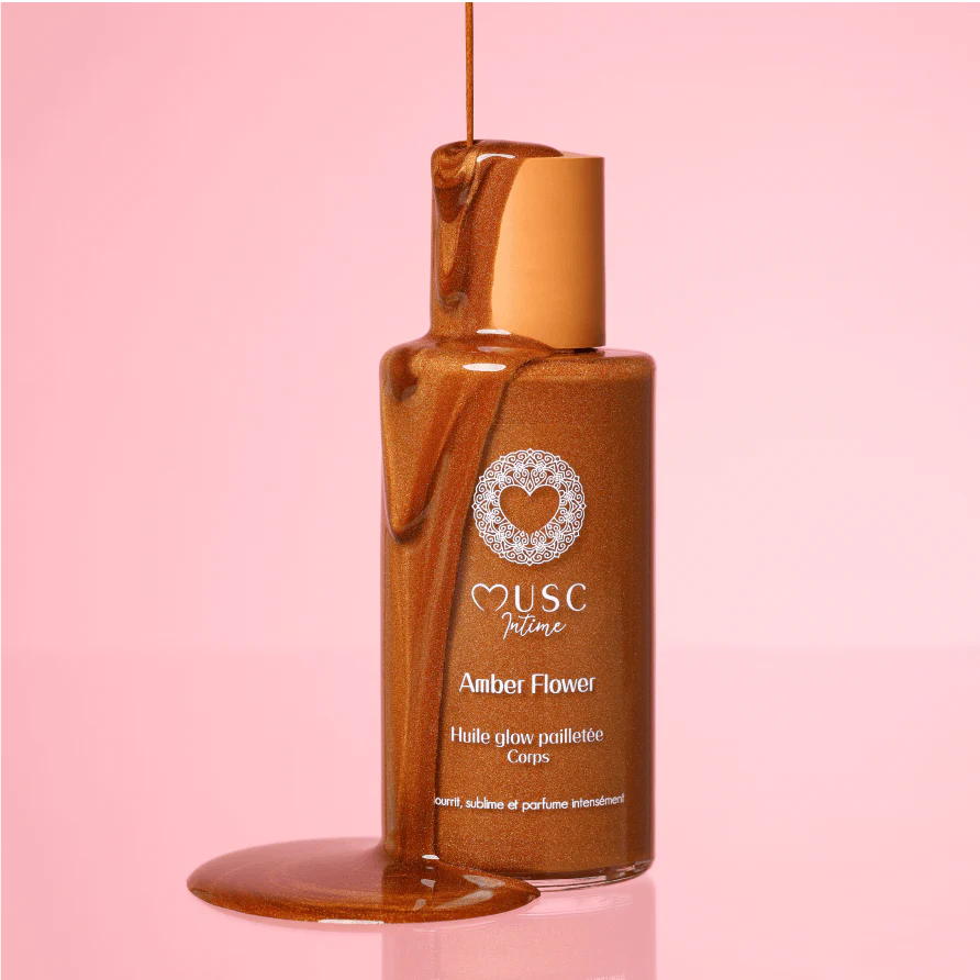 Musc Intime Amber Flower Shimmering Glow Body Oil – Image 3