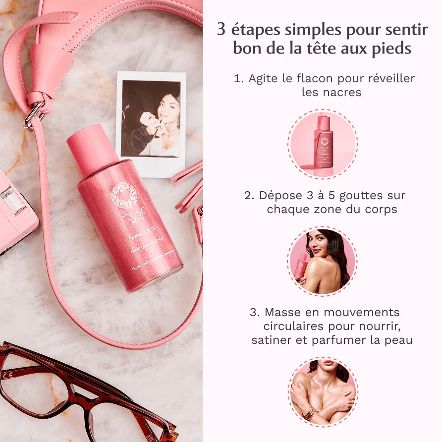 Musc Intime Glowing Body Oil Sweet Lychee – Image 5