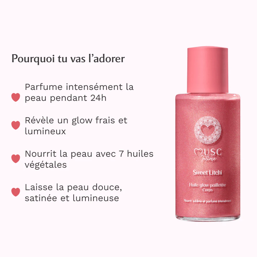 Musc Intime Glowing Body Oil Sweet Lychee – Image 2