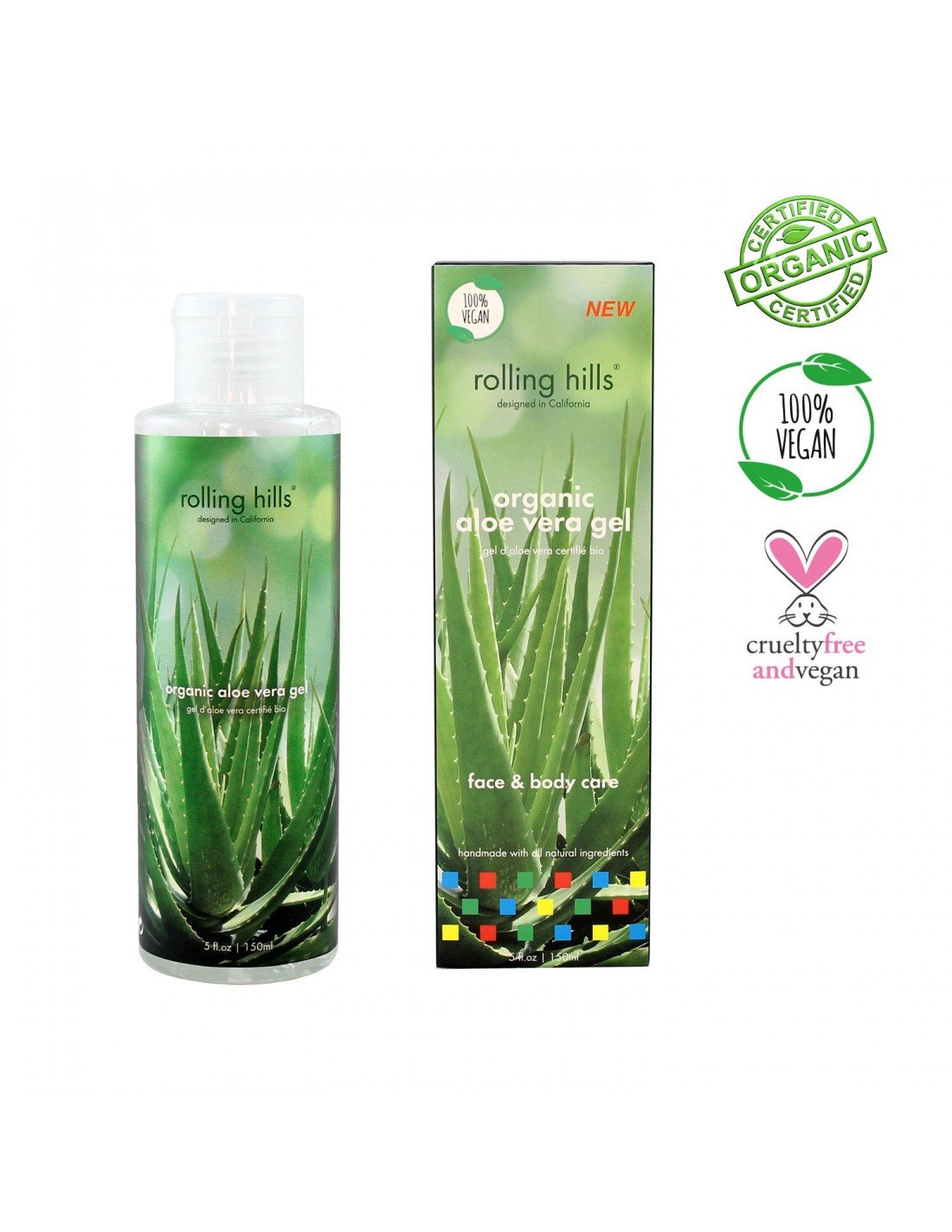 Rolling Hills Organic Aloe Vera Gel