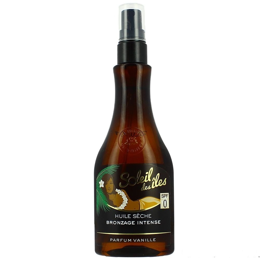 Soleil des iles Huile Sèche Bronzage intense
