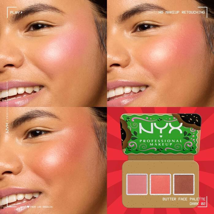 Nyx Professional Makeup Palette Buttermelt Face – Image 4