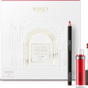 KIKO Milano Holiday Première Matte Desire Lips Gift Set 03 – Sumptuous Red
